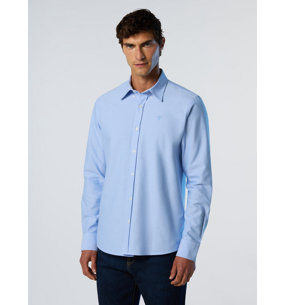 NORTH SAILS North Sails Oxford Shirt With Embroidered Logo på