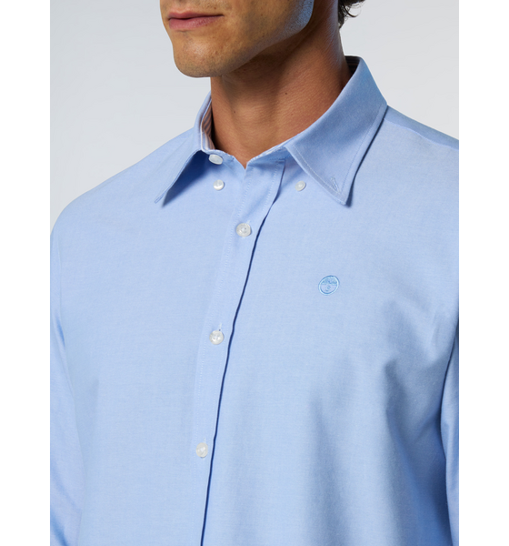 NORTH SAILS North Sails Oxford Shirt With Embroidered Logo på