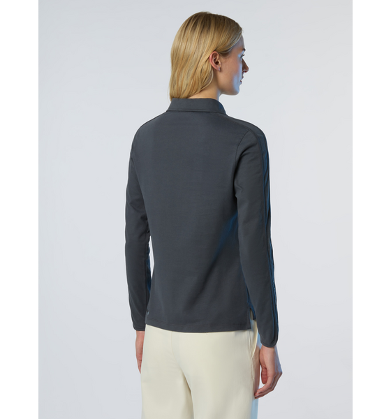 NORTH SAILS North Sails Polo Shirt Long-sleeved Peachskin Fabric på