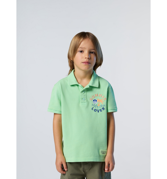 NORTH SAILS North Sails Polo Shirt With Palm Tree Print på