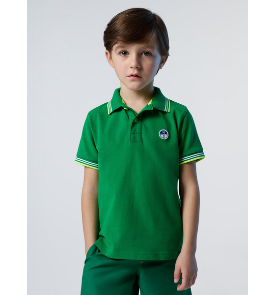 NORTH SAILS North Sails Polo Shirt With Striped Trims på