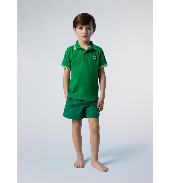 NORTH SAILS North Sails Polo Shirt With Striped Trims på