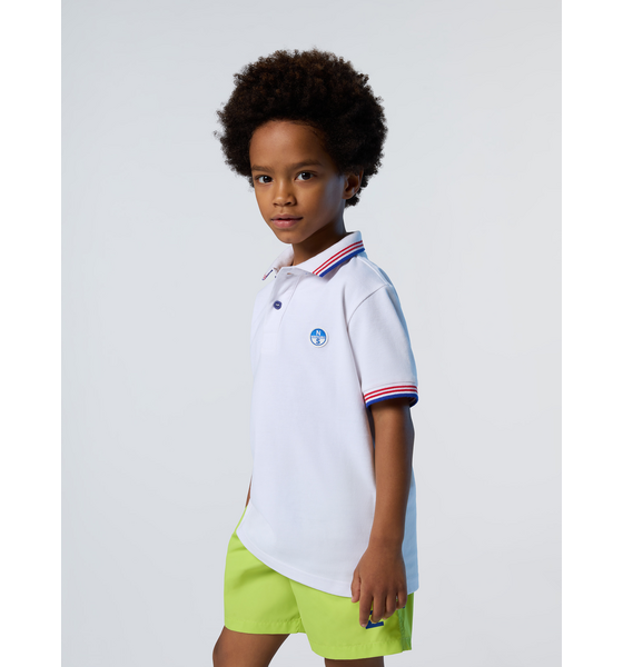 NORTH SAILS North Sails Polo Shirt With Striped Trims på