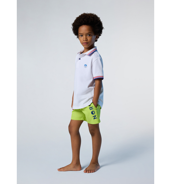 NORTH SAILS North Sails Polo Shirt With Striped Trims på