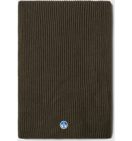 NORTH SAILS North Sails Scarf Wide-rib Knit With Logo Patch på