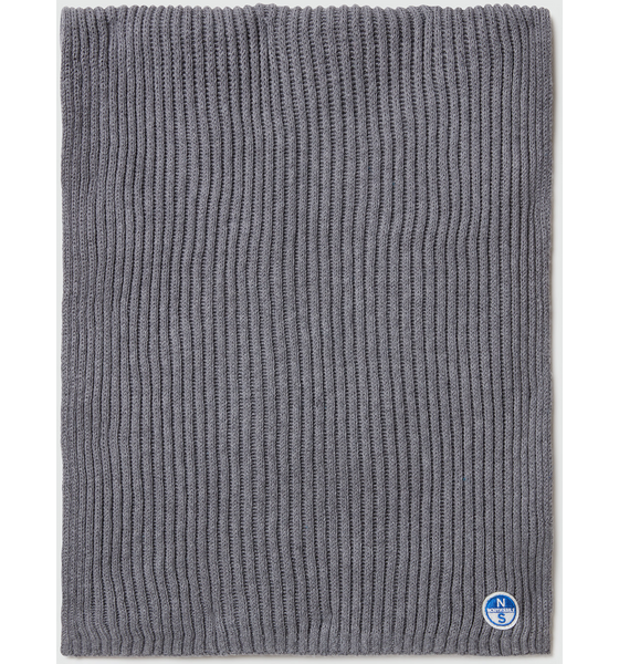 NORTH SAILS North Sails Scarf Wide-rib Knit With Logo Patch på
