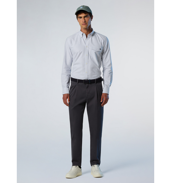 NORTH SAILS North Sails Shirt Brushed Striped Oxford på