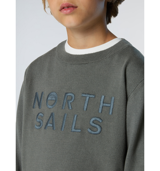 NORTH SAILS North Sails Sweater Crew-neck With Embroidery på