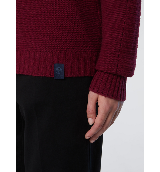 NORTH SAILS North Sails Sweater Mock-neck Saddle Shoulder på