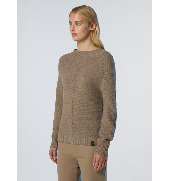 NORTH SAILS North Sails Sweater Mock-neck Saddle Shoulder på