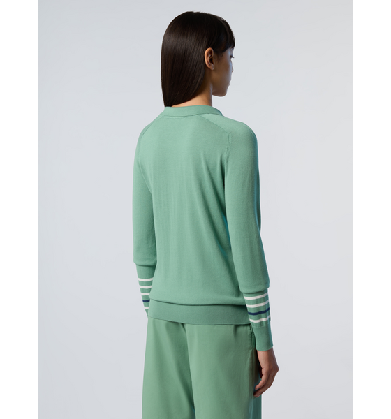 NORTH SAILS North Sails Sweater V-neck Aloe Vera på