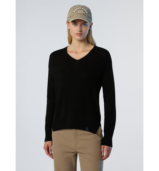NORTH SAILS North Sails Sweater V-neck Saddle Shoulder på