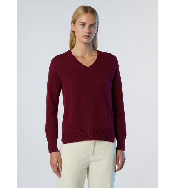 NORTH SAILS North Sails Sweater V-neck Saddle Shoulder på