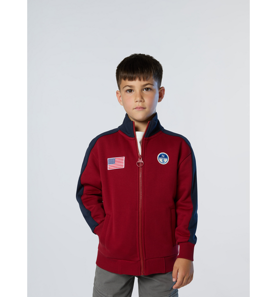 NORTH SAILS North Sails Sweatshirt Full-zip With American Flag på