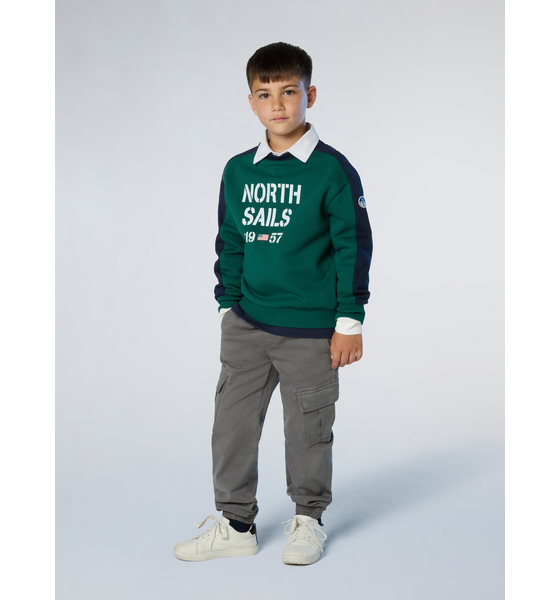 NORTH SAILS North Sails Sweatshirt With Flock Print på