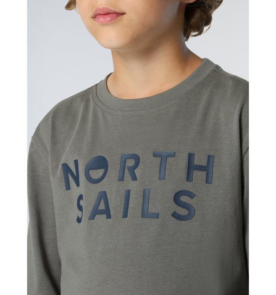 NORTH SAILS North Sails T-shirt Long-sleeved With North Sails Print på