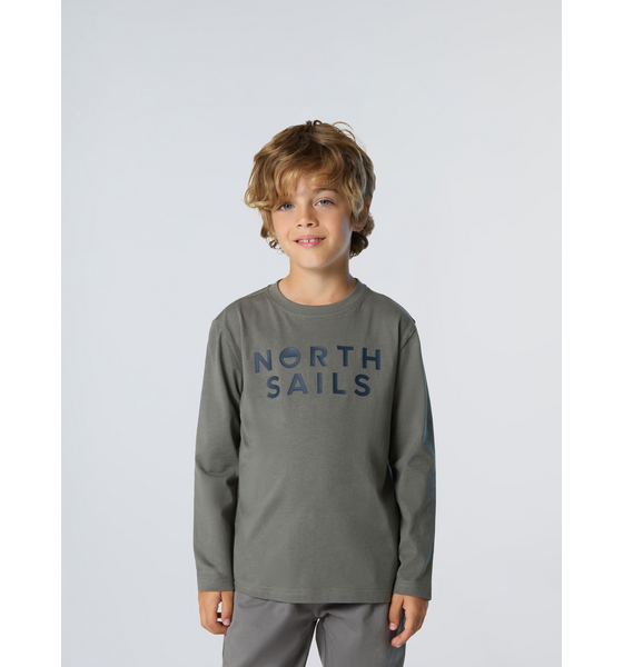 NORTH SAILS North Sails T-shirt Long-sleeved With North Sails Print på