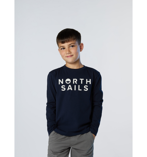 NORTH SAILS North Sails T-shirt Long-sleeved With North Sails Print på
