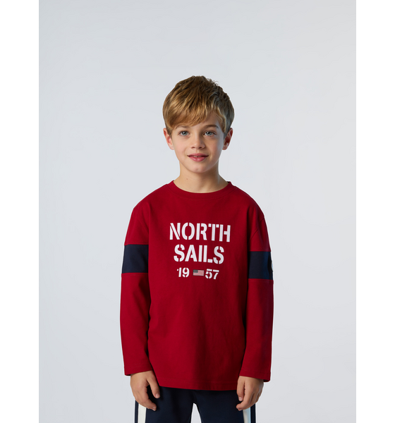 NORTH SAILS North Sails T-shirt Long-sleeved With Sleeve Inserts på
