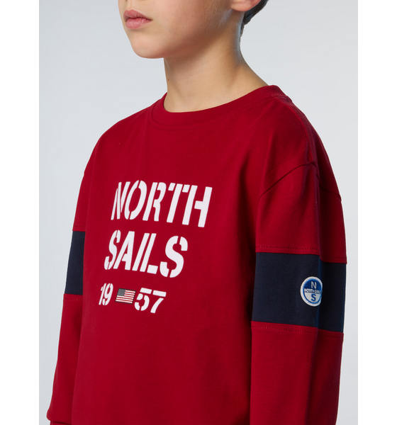 NORTH SAILS North Sails T-shirt Long-sleeved With Sleeve Inserts på