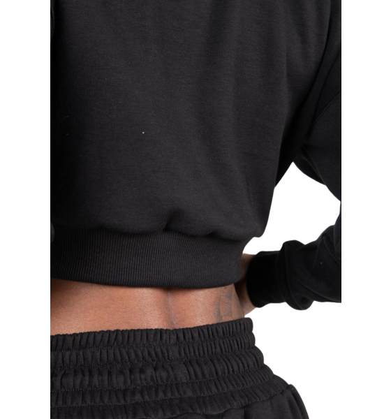 GORILLA WEAR Ocala Cropped Half-zip Sweatshirt på