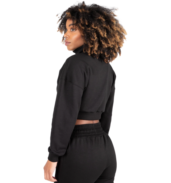 GORILLA WEAR Ocala Cropped Half-zip Sweatshirt på