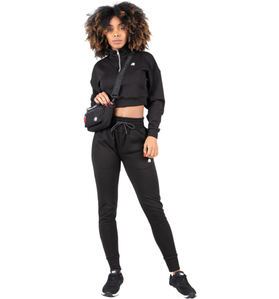 GORILLA WEAR Ocala Cropped Half-zip Sweatshirt på