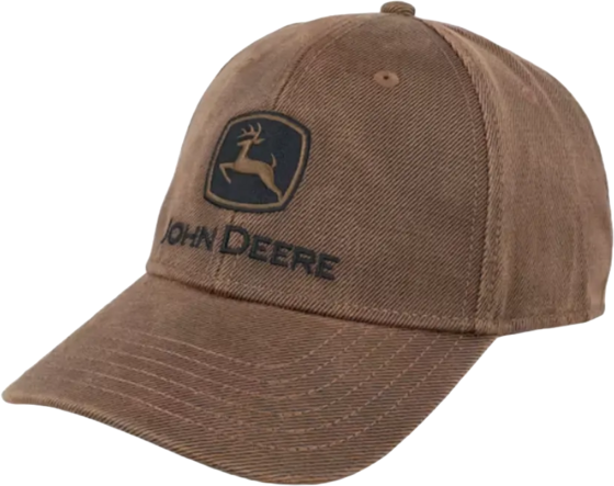 JOHN DEERE Oilskin Adjustable Cap på