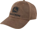 JOHN DEERE Oilskin Adjustable Cap på