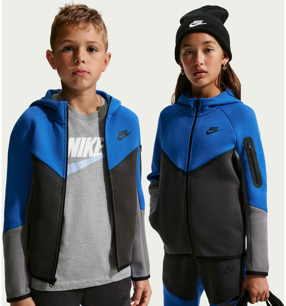 NIKE Older Kids' Full-zip Hoodie Sportswear Tech Fleece på