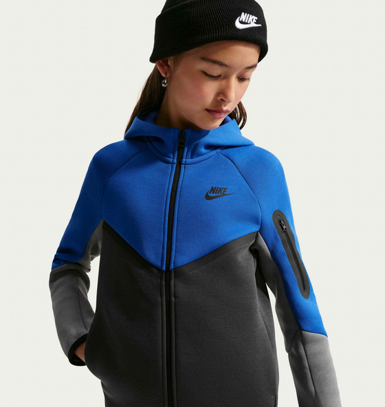 NIKE Older Kids' Full-zip Hoodie Sportswear Tech Fleece på