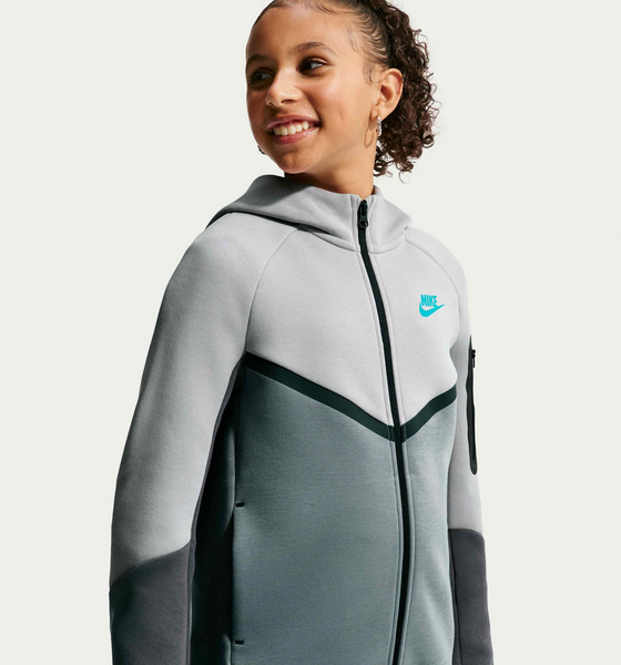 NIKE Older Kids' Full-zip Hoodie Sportswear Tech Fleece på