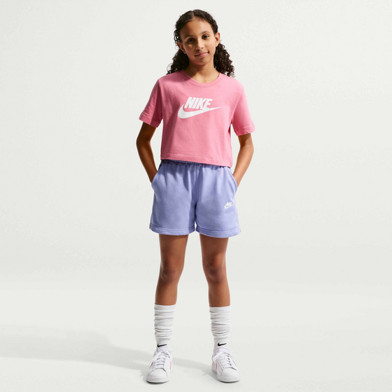 NIKE Older Kids' (girls') 13cm (approx.) French Terry Shorts Sportswear Club Fleece på