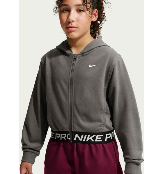 NIKE Older Kids' (girls') Dri-fit Full-zip Hoodie Pro Fleece på