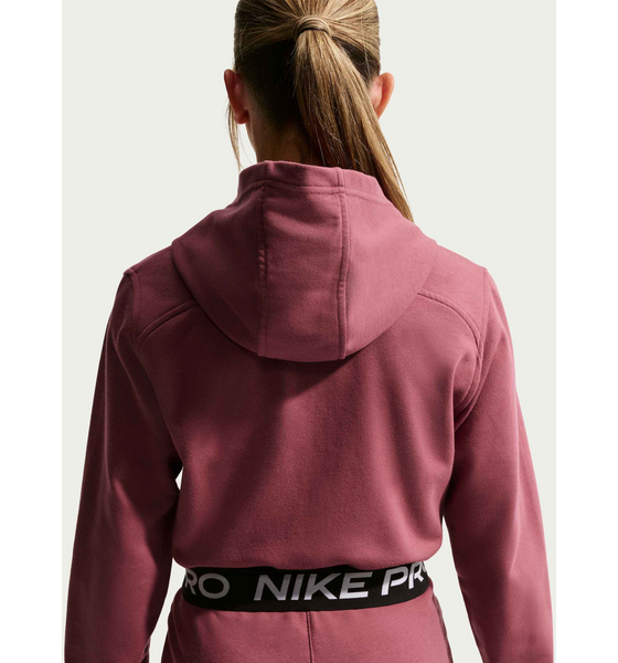 NIKE Older Kids' (girls') Dri-fit Full-zip Hoodie Pro Fleece på