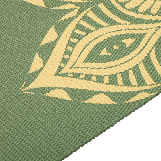 GAIAM Olive Haze Mandala Yoga Mat 6mm på