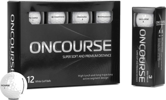 ONCOURSE Oncourse Vita Golfbollar 12-pack på