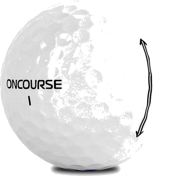 ONCOURSE Oncourse Vita Golfbollar 12-pack på