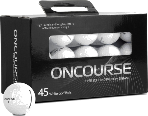 ONCOURSE Oncourse White Golf Ball 45-pack på