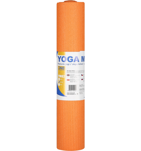 NORTHIX Orange Yoga Mat, Non-slip, 6mm Thickness på