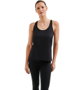 WELLICIOUS Organic Cotton Racer Tank - Caviar Black på