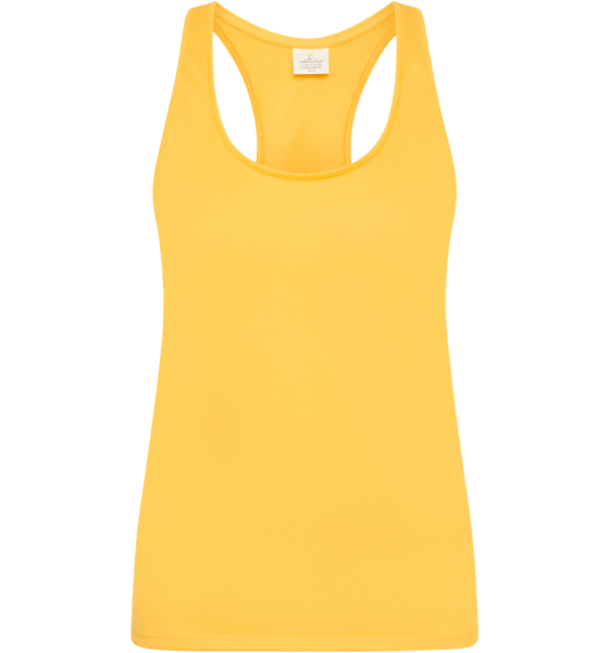 WELLICIOUS Organic Cotton Racer Tank - Sunshine Yellow på