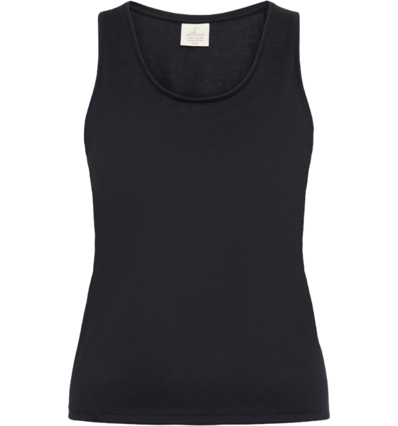 WELLICIOUS Organic Cotton Tank Top - Caviar Black på