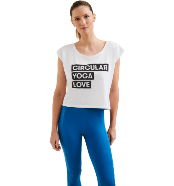 WELLICIOUS Organic Cropped Dance Vest With Print på