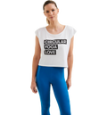 WELLICIOUS Organic Cropped Dance Vest With Print på