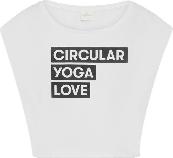 WELLICIOUS Organic Cropped Dance Vest With Print på
