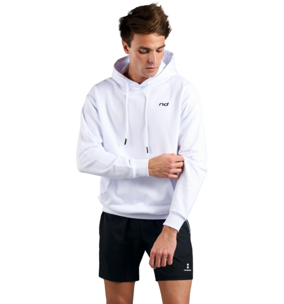 NORDICDOTS Organic Hoodie White på