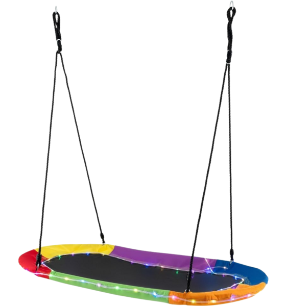 NORTHIX Oval Nest Swing Up To 300 Kg Load Capacity Outdoor Swing With Adjustable Ropes Children's Swing på