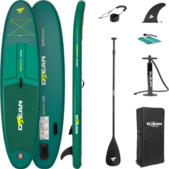 GYMSTICK Ozean Siren 305 Sup-bräda - Mörkgrön på