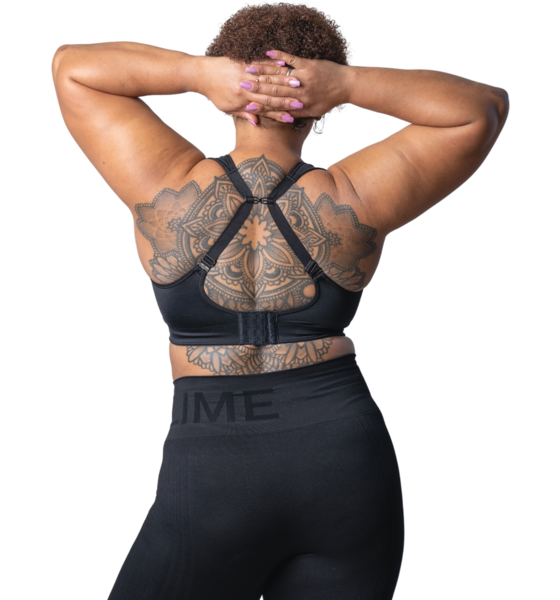 PURE LIME Padded Athletic Bra på